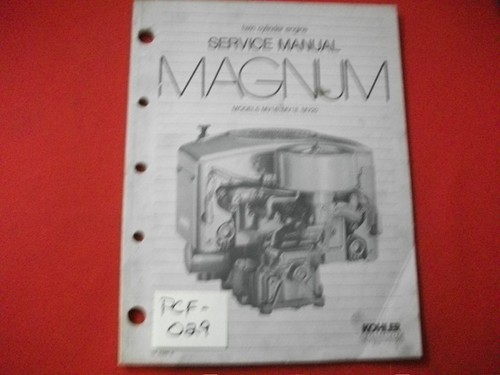 1992 MAGNUM TWIN CYLINDER MODELS MV16, MV18, MV20 GASOLINE ENGINE SERVICE MANUAL - 第 1/4 張圖片