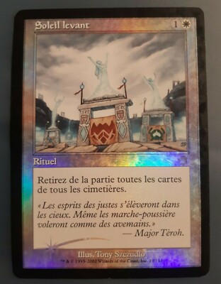 Soleil levant Qual PREMIUM / FOLIE French Morningtide Qual Magic Mtg Exc