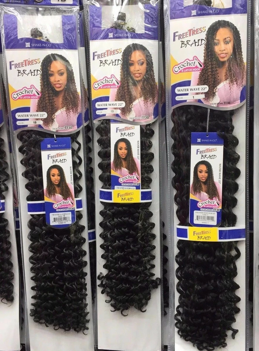 FREETRESS SYNTHETIC CROCHET BRAID WATER WAVE 22 INCH