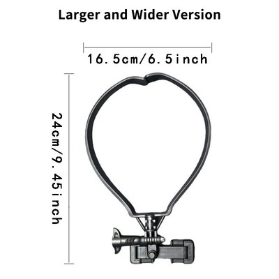 Neck Holder Phone Stand For IPhone Xiaomi Outdoor Vlog Recording Selfie Brac _r1