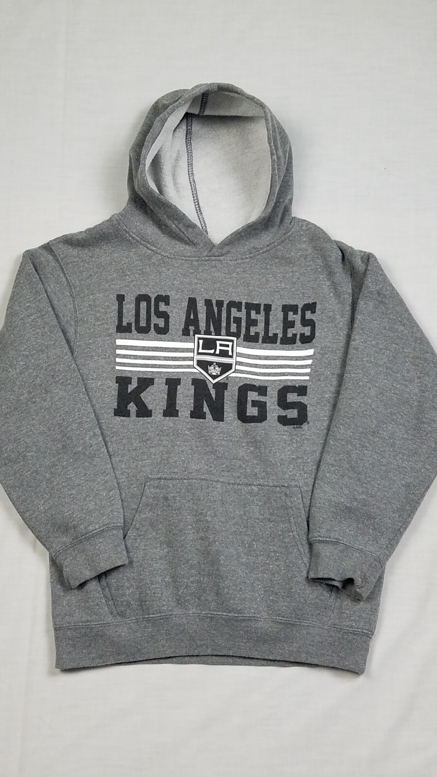 Youth Los Angeles Kings Hoodie Sweatshirt Gray