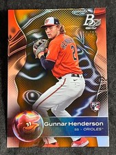 2023 Bowman Platinum ROOKIE ORANGE FOIL Gunnar Henderson 10/25