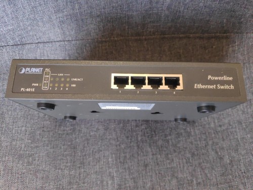 Powerline to Ethernet Bridge with 4-port Switch PL-401E - 第 2/6 張圖片