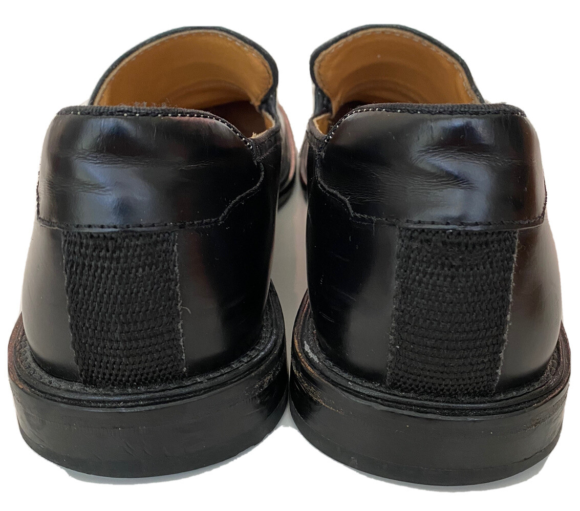 Mezlan Bit Loafers Mens 11 Shoes Black Leather Metal Hardware Square Toe Spain Men main image 3