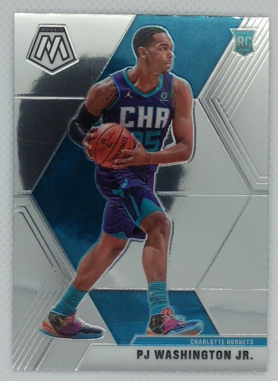 2019-20 Panini Mosaic PJ Washington Jr Rookie RC #213, Charlotte Hornets