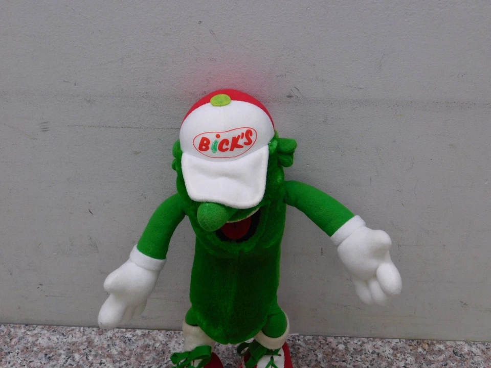Vintage Don Bickle Bick's Pickle Plush Vintage Food Brand Mascot Stuffed - Image 2 of 4