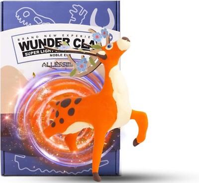 3D Air-Dry Clay Puzzle Elk Model Kit, Build Jigsaw Assembly Puzzle FREE SHIP