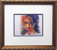 LeRoy Neiman "Billie Holiday - Lady Day" Newly Custom FRAMED Art print JAZZ 