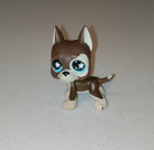 Littlest Pet Shop Lps #817 Brown Great Dane Dog star eyes 2007 Hasbro