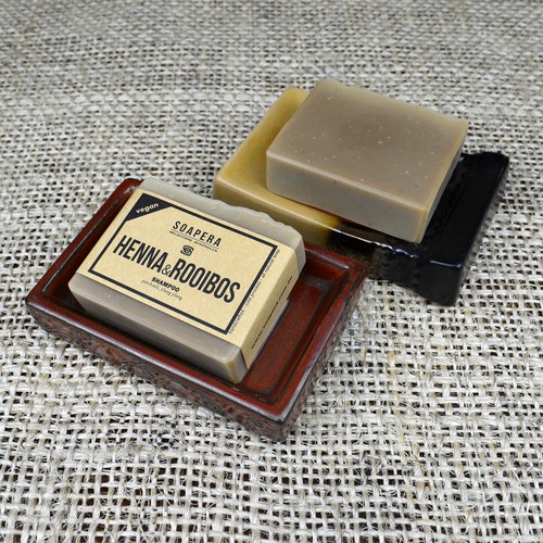 1 x HENNA ROOIBOS SHAMPOO BAR - medium to dark brown hair natural handmade Soap - Picture 6 of 6