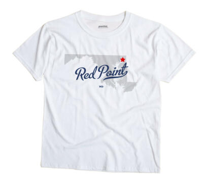 Red Point Maryland MD T-Shirt MAP