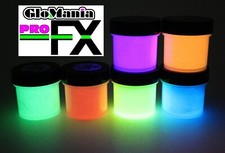 Glow in the DARK Day Visible UV Black Light Graffiti  Art 1/2oz x 6