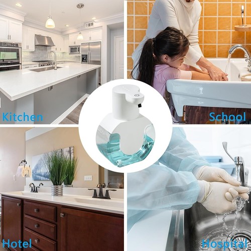 Automatic Foaming Soap Dispenser 400ML Touchless Hand & Dish Wash Rechargeable - Picture 7 of 15