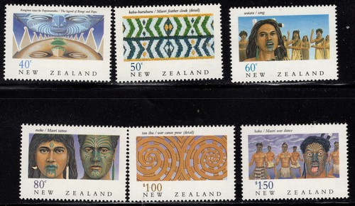 New Zealand. 1990 Heritage The Maori. Set. MUH.