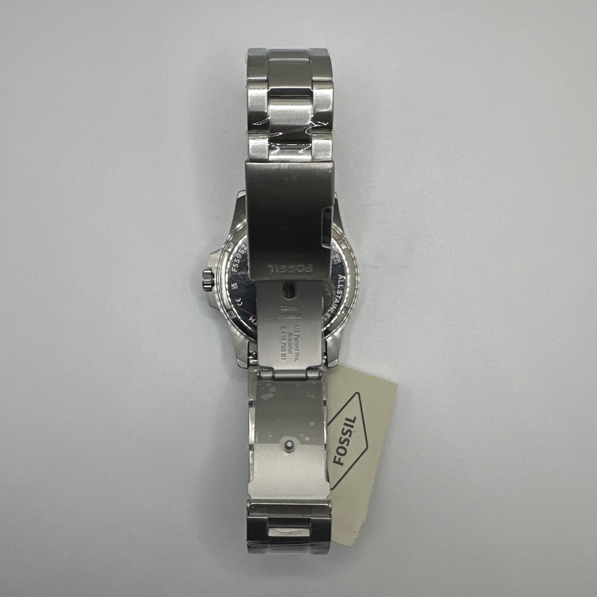 Fossil Blue Dive Style Stainless Steel Black Dial Quartz FS5952
