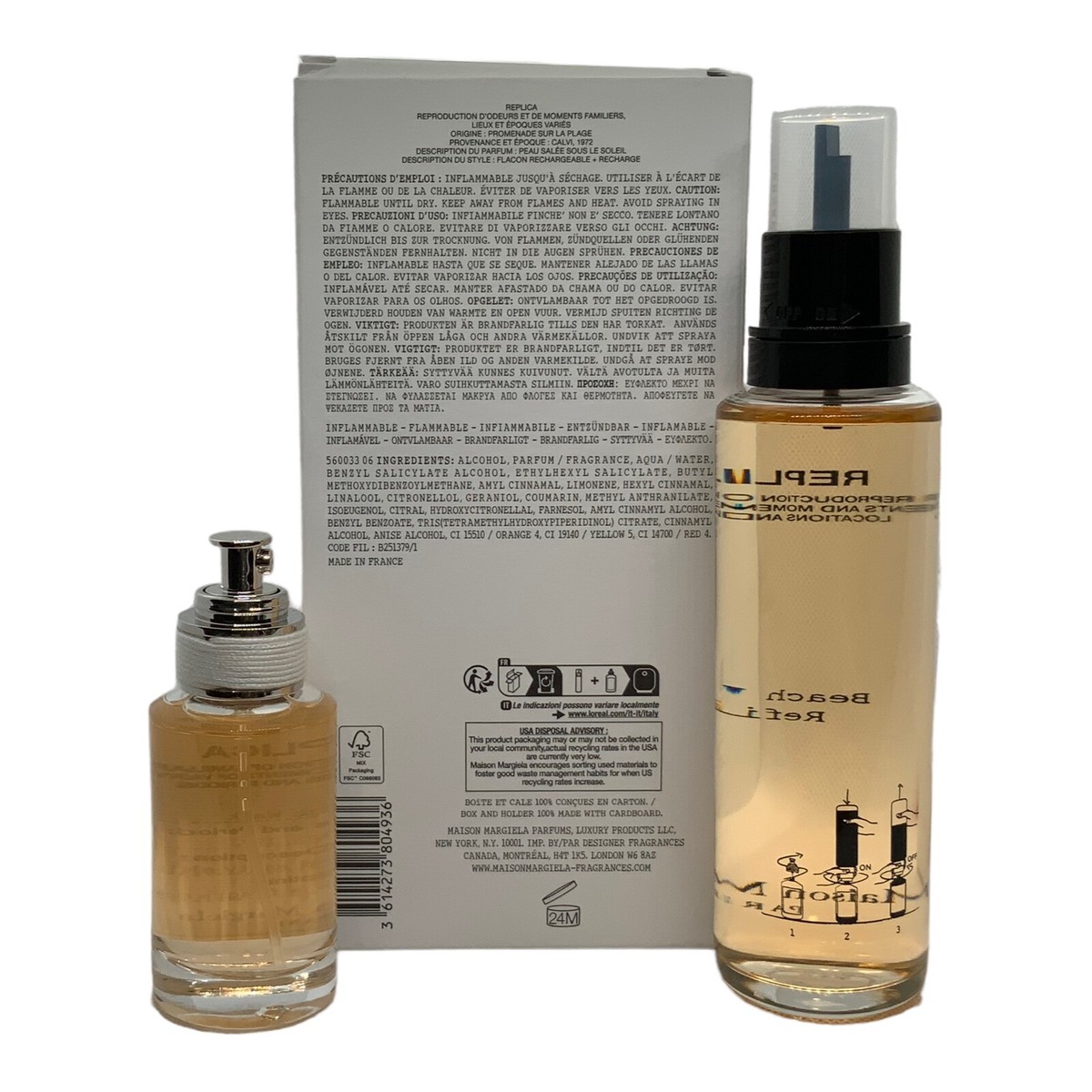 Maison Margiela Replica Beach Walk Eau De Toilette 1oz + 3.4 oz 