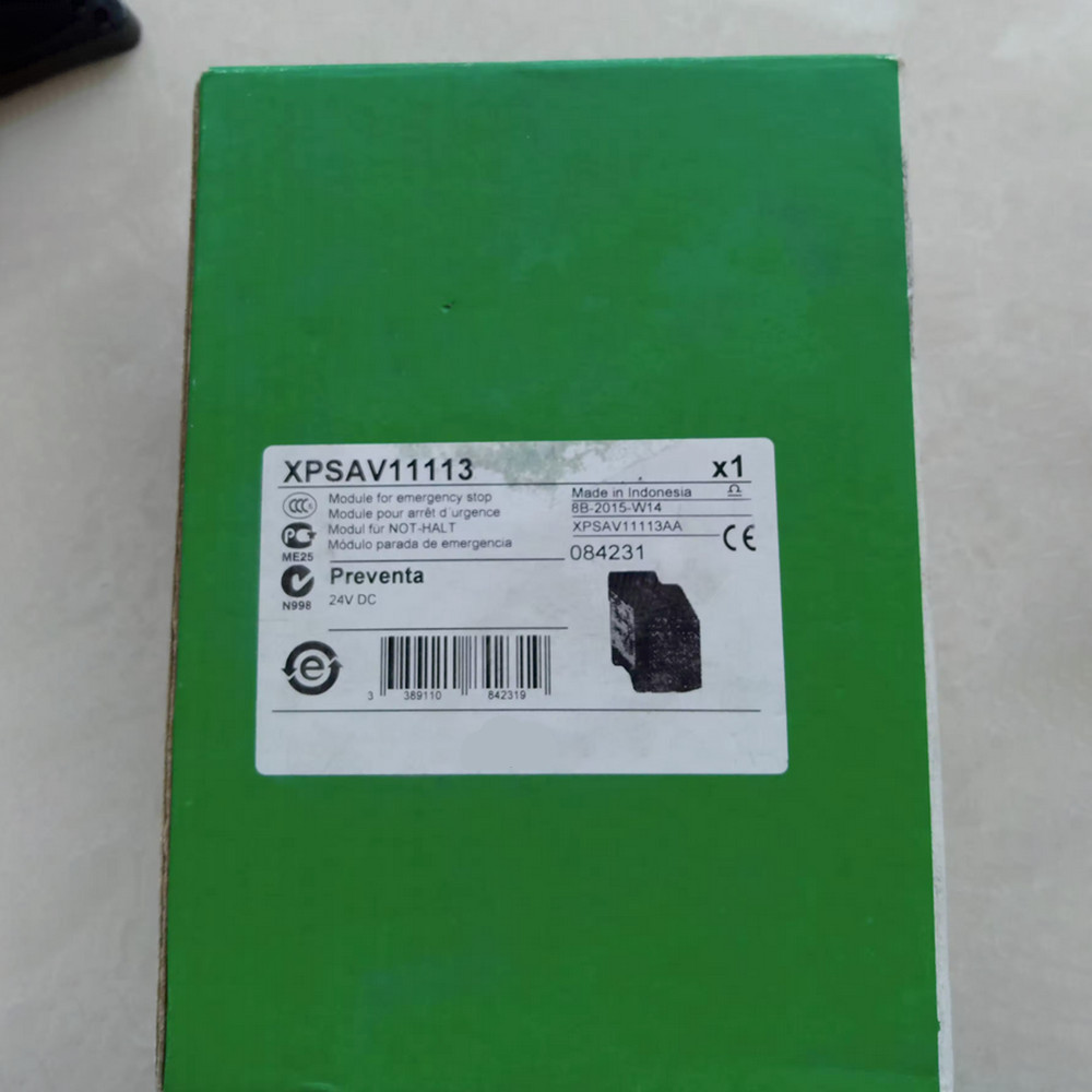 For XPSAV11113 Safety Relay 24VDC 3NO+3NO 11LED   US Free TAX