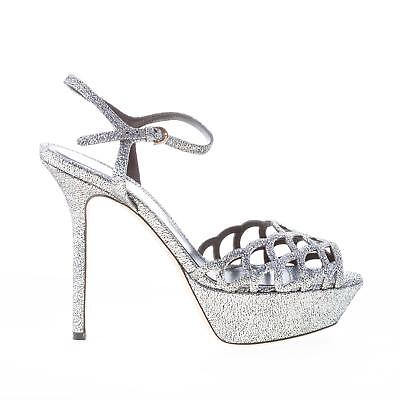 sergio rossi silver heels