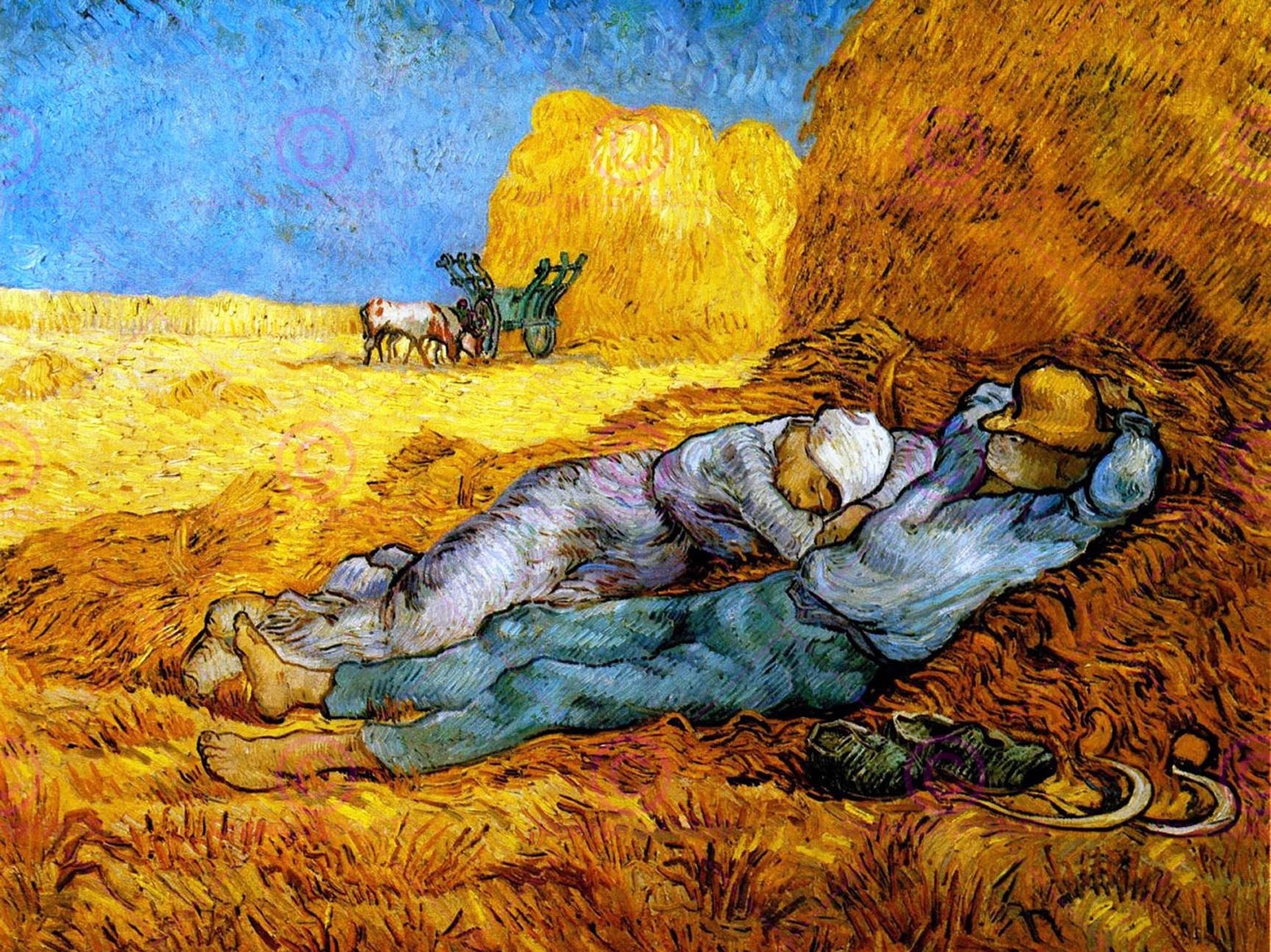 Купить Vincent Van Gogh Rest Work After Millet 1890 на Аукцион из Америки с  доставкой в Россию, Украину, Казахстан