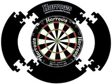 Image of Harrows 4 Piece Dartboard Surround Wall Protector From Point Damage - Free P&P