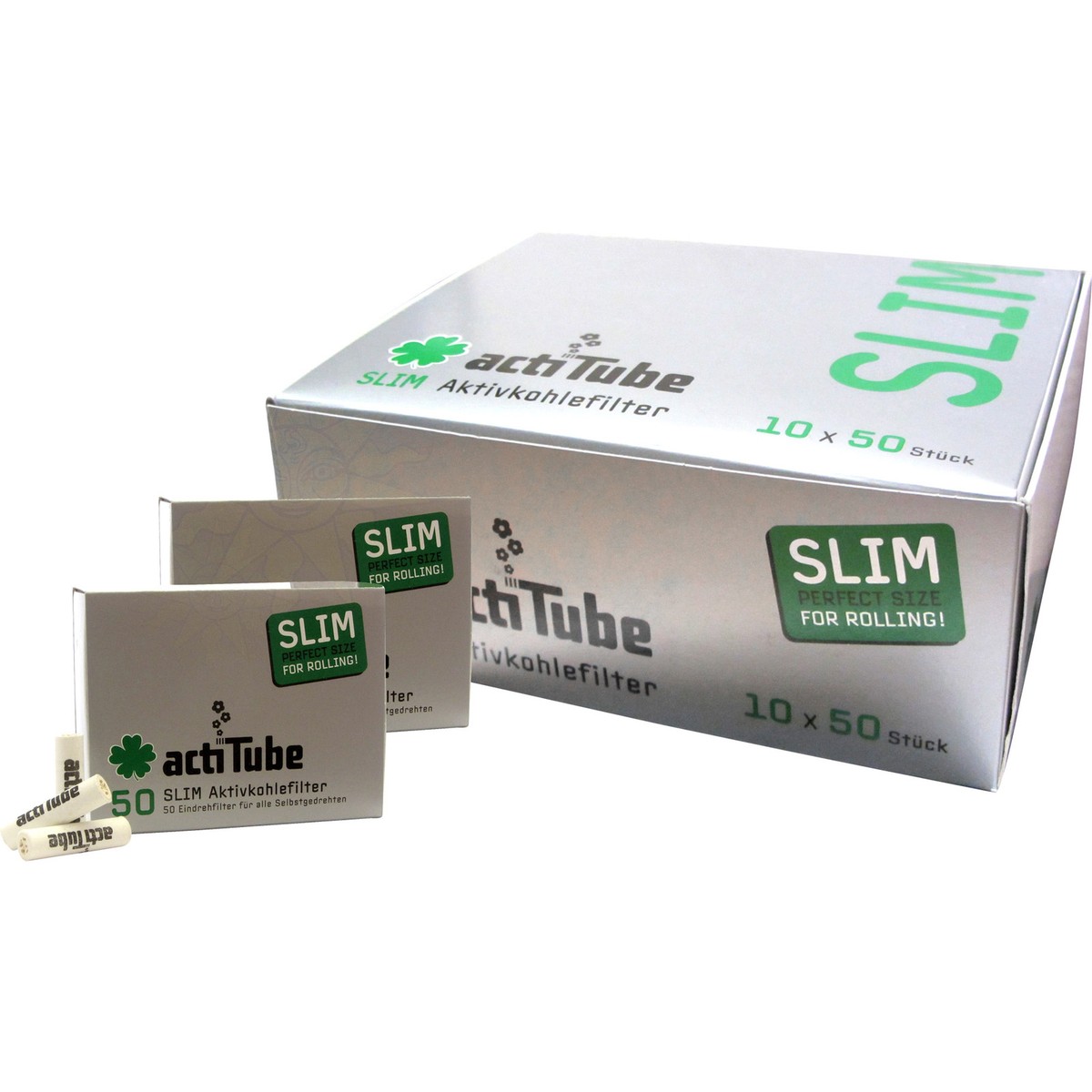 actiTube 7mm Aktivkohlefilter Slim