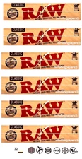 5x Raw Rolling Papers Classic King Size Slim 5 Packs USA SHIPPED