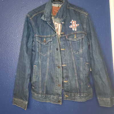 LEVIS NBA HOUSTON ROCKETS JACKET SIZE Large