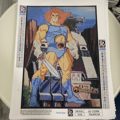 Thunder Cat DIY Full Round Drill 30x40cm Diamond Painting
