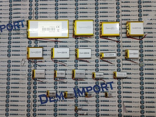 Batterie a litio ricaricabili 3.7v 500mAh basso dreno cuffie,Air Pods,smart wach - Foto 3 di 3