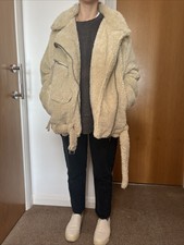 Free People Faux Fur Jacket Size L