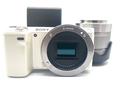 [MINT]  SONY NEX-5N  White with Lens E 3.5-5.6/18-55 OSS From Japanese only