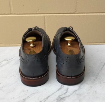 Joseph Abboud Size US 8.5 Gray Wingtip Oxford Men