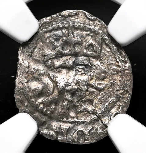 ​IRELAND. Edward IV, 1471-1483. Silver Penny. Drogheda, S-6374A, NGC VF Details