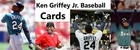 You Pick Your Cards Ken Griffey Jr Seattle Mariners Reds Baseball Card Selection
