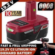 19.2Volt 8.0Ah For Craftsman C3 DieHard Lithium ion XCP Battery 11375 130279005