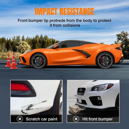 Front Bumper Lip Spoiler, Compatible with 2014-2016 Toyota Corolla S Models O... - Picture 3 of 7