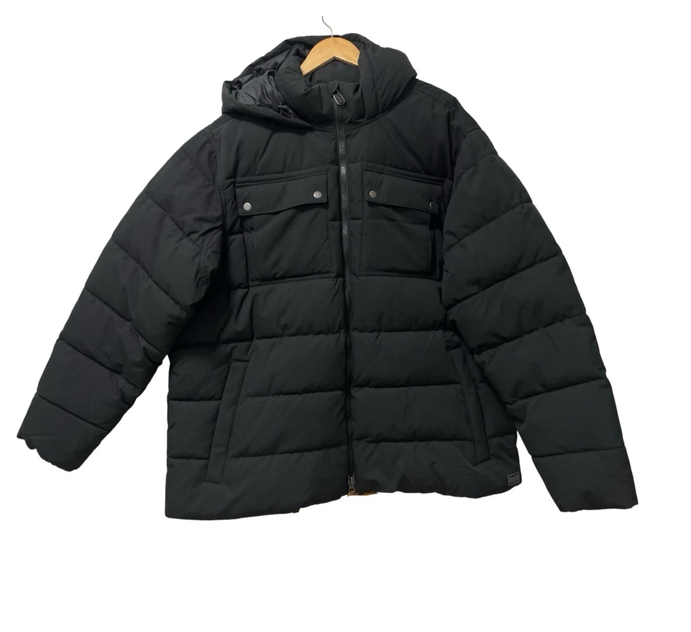 Duluth Trading Co Mens Insulator Hooded Full Zip Puffer Jacket Size 2X Outdoor