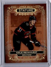 Cole Reinhardt Stature Rookie Orange 07/45 #194 2022-23 UD Stature [H077]