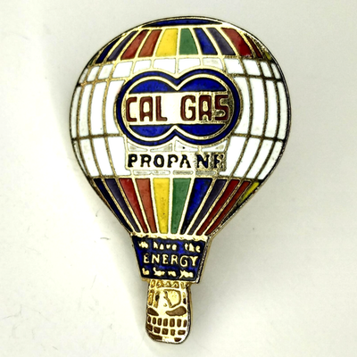 #ad Cal Gas Propane Hot Air Balloon Lapel Pin United States Vintage C $24.39