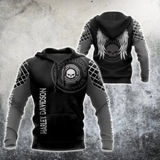 Personalized Harley Racing Davidson 3D Hoodie , Unisex Adults S-5XL