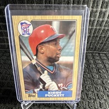 1987 Topps Kirby Puckett #450 Minnesota Twins Baseball Card MLB