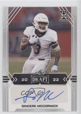 2022 Leaf Draft Auto Sincere McCormick #BA-SM2 Auto 1my2