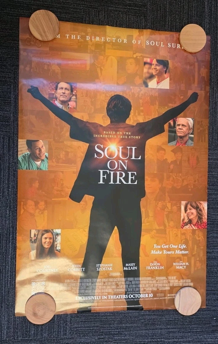 “Soul On Fire” Official Movie Poster DS 27x40 FREE SHIPPING!