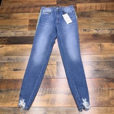Zara Mid Rise Skinny Jeans Womens 26 Z1975 Denim Stretch New