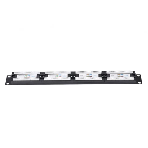 RJ45-Patchpanel Netzwerk-Patchpanel 24 Ports Vergoldete Kontakte Für Schränke❀