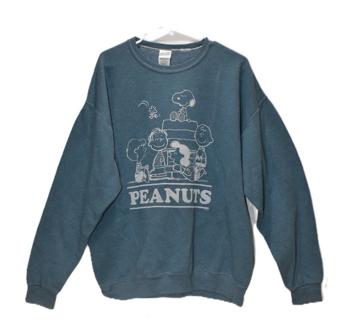 VINTAGE PEANUTS THE GANG COTTON GRAPHIC SWEATSHIRT  SIZE L  NWOT RN#117508 - Bild 1 von 6