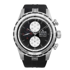 Reloj automático para hombre Edox Grand Ocean 48 mm esfera negra 01121 357NCA NIN