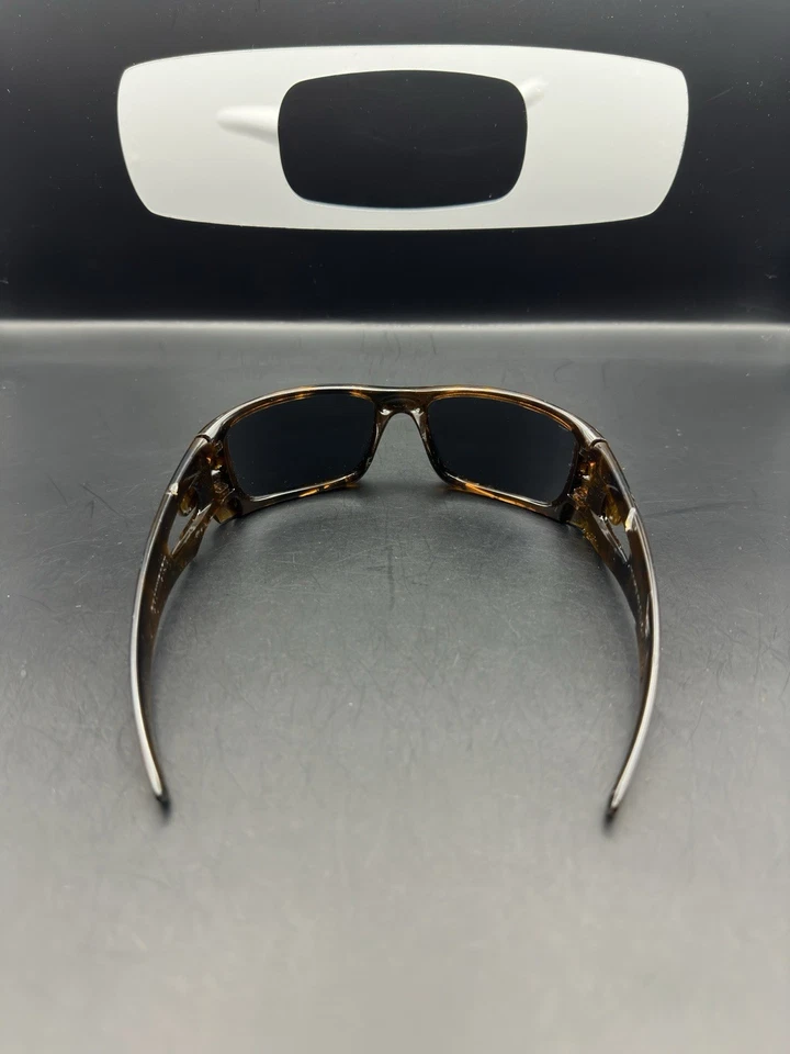 Cárter Oakley marrón pulido tortuga con lentes grises Foto 3 de 4