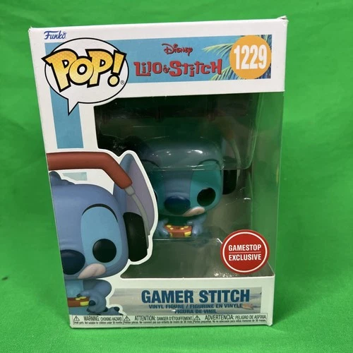 Funko Pop - Gamer Stitch 1229 Lilo & Stitch GameStop EXCLUSIVE