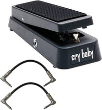 Dunlop Crybaby GCB-95 Classic Wah Pedal W/2 FREE Patch Cables